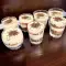 Koekjestaart met Beierse crème in glaasjes