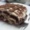 Taart van boterkoekjes met mascarpone en creme fraîche