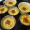 Creme brulee met melk en slagroom