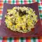 Kleurrijke salade met bulgur, mais en ei
