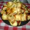 Bladerdeeg gebakjes met kip en champignons