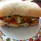 Ciabatta sandwich met halloumi