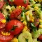 Salade van cherrytomaten en avocado