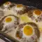 Heerlijke vogelnestjes met ei