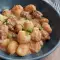 Gnocchi met worst