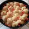 Bloemkool met tomaten uit de oven