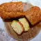Kalkoenham en spelt spongecake