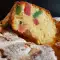 Spons cake met gekonfijt fruit