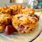 Muffins van kokosmeel met kersen