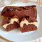 Chocolade cheesecake met vanillecreme