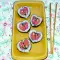 Vegetarische gimbap hartjes