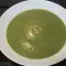 Aardappelcremesoep met spinazie en broccoli