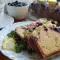 Spons cake met citroen en bosbessen