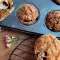 Muffins met bosbessen en zure room