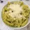 Fusilli met pesto en room