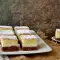 Zachte cake met kokospudding