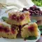 Eenvoudige cake met kersen