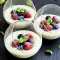 Pannacotta met bessen