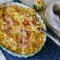 Trofie pasta met ricotta en ham uit de oven