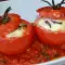 Geroosterde Tomaten Met Eieren