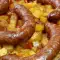 Pikante aardappelen en chorizo