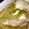 Kipfilets met asperges en gerookte kaas