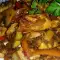 Chinese wok met kip en groenten