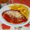 Kipfilets met tomatensaus en mozzarella