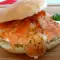 Koude sandwiches met roomkaas en zalm