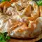 Gedraaide vegan linzen bladerdeegtaart