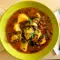 Vegan stoofpot met snijbiet en aardappelen