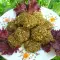 Vegetarische bulgur balletjes met spinaziezuring