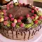 Feestelijke chocoladetaart met koffiemousse
