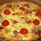 Lente quiche met courgette, ham en cherrytomaten