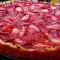 Klassieke aardbeientaart met verse aardbeien