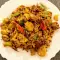 Quinoa met spruitjes en paprika