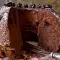 Chocolade sponscake met rode wijn
