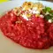 Risotto met rode biet en walnoten