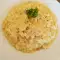 Traditionele risotto met kip