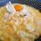 Risotto met pompoen en smeltkaas