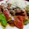 Gepelde tomaten salade met pesto van zonnebloempitten