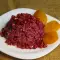 Salade met rode bieten en granaatappel