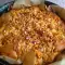 Snelle cake met geraspte appels en walnoten
