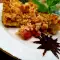 Cake met peren en muesli