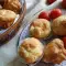 Hartige muffins met ham en mozzarella