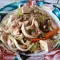 Japanse udon noedels met shiitake en tofu