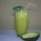 Smoothie met spinazie en avocado