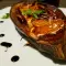 Gevulde aubergines met geitenkaas