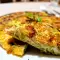 Tortilla met broccoli, courgette en rozemarijn