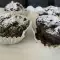 Vegan muffins met johannesbroodpitmeel